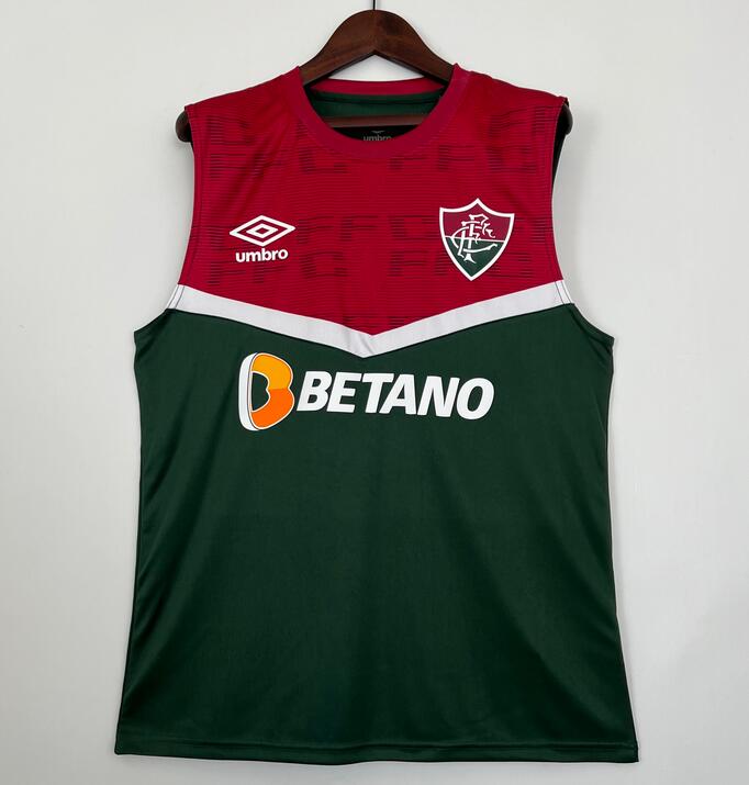 Fluminense Kit Green Red Vest Training Shirt 2023/24